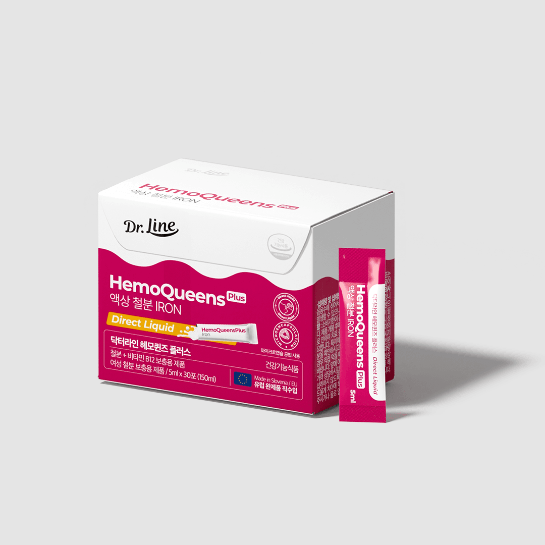 닥터라인 헤모퀸즈 플러스 임산부 여성 철분제 비헴철 액상 영양제 30포, 1개