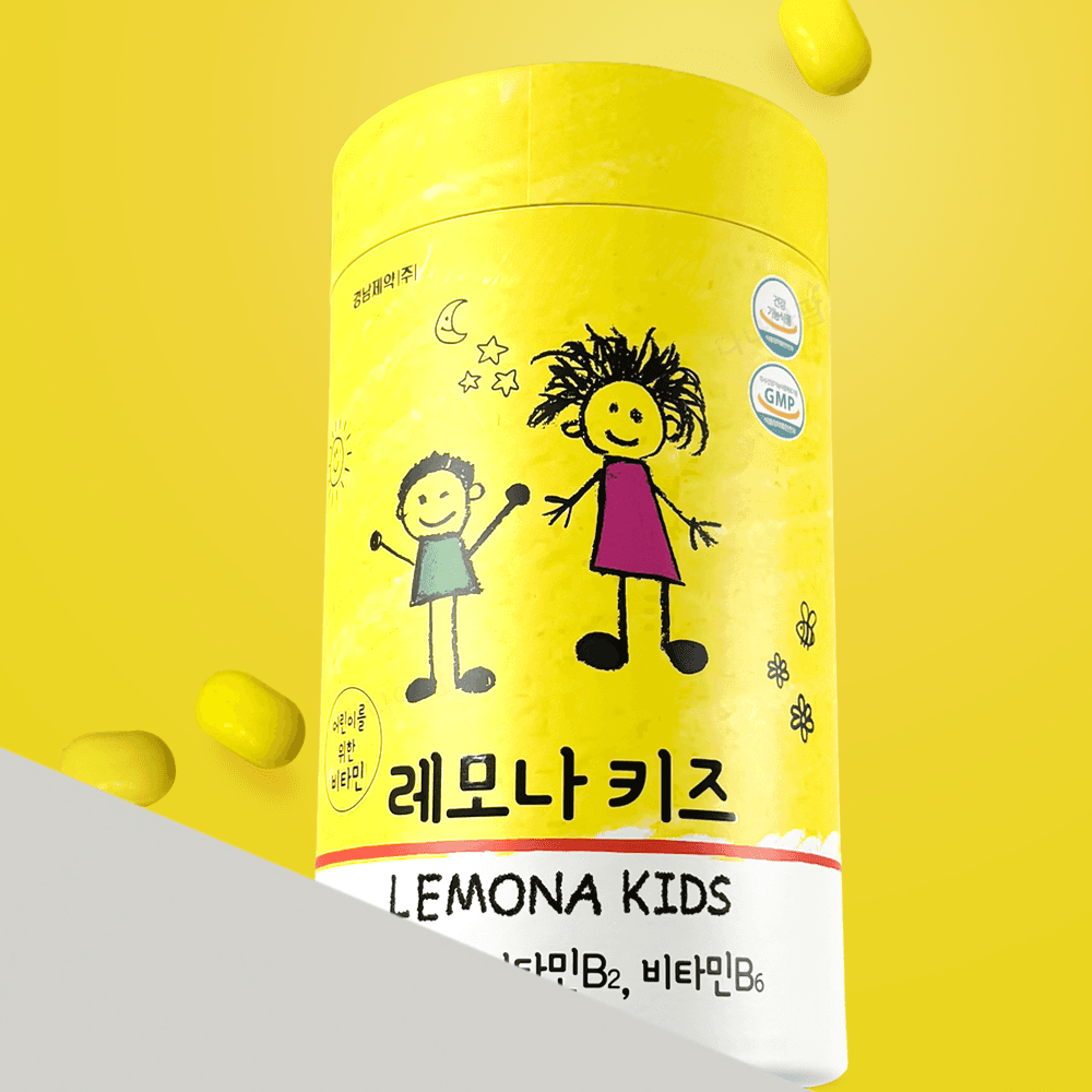 어린이비타민 c 레모나키즈 츄어블 유아 아이 아스코르빈산 간식 선물 용 씨 100정