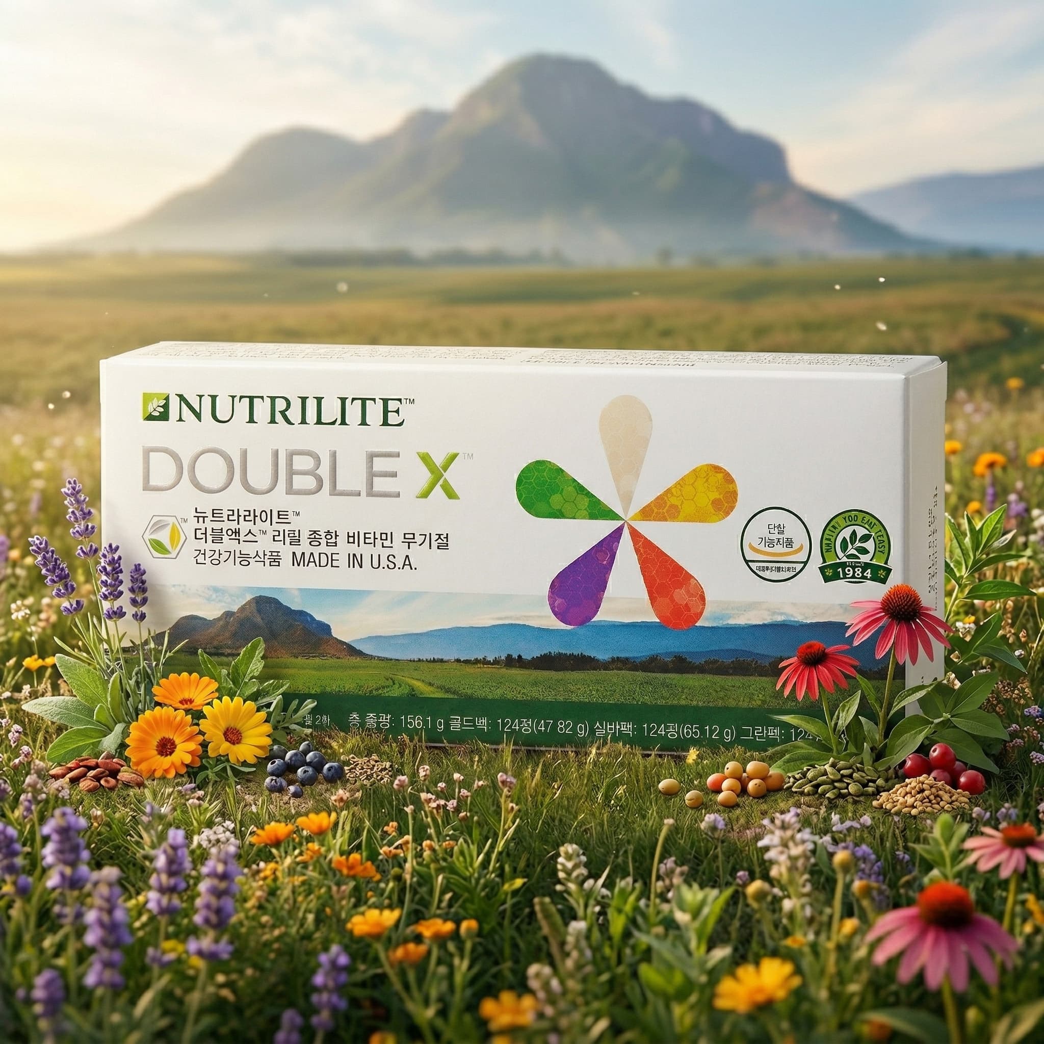 암웨이 더블엑스 리필 종합비타민 미네랄 뉴트리라이트