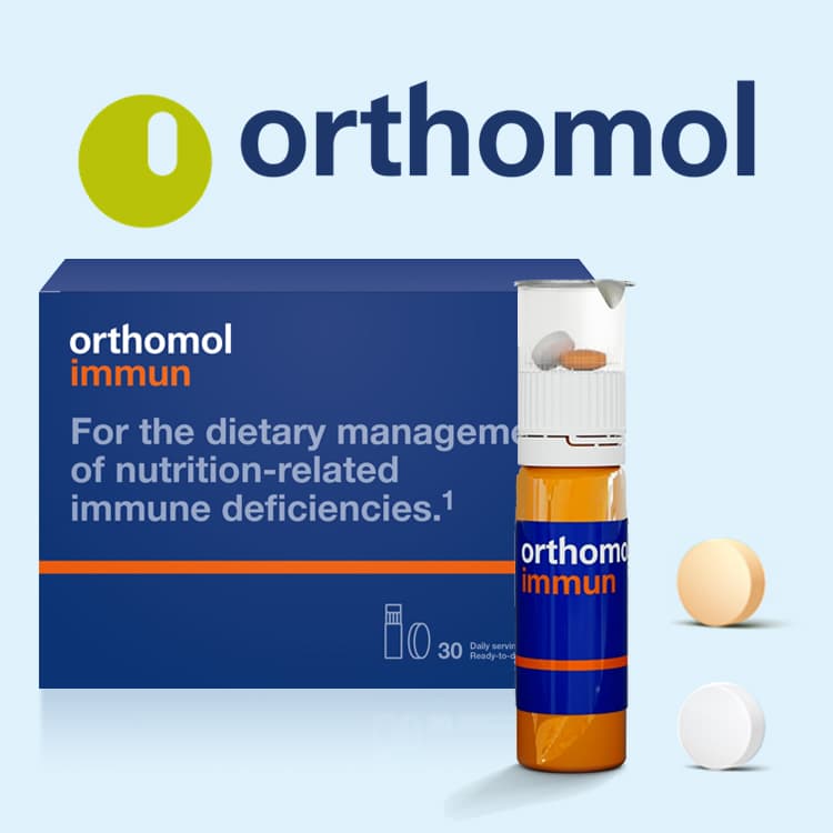 오쏘몰 이뮨 orthomol 독일 멀티비타민 드링크 30일분 오르토몰