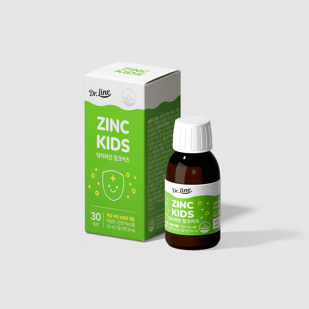 닥터라인 징크키즈 1박스x120ml 유소아 액상아연 영양제 돌 아기 유아 어린이 아연