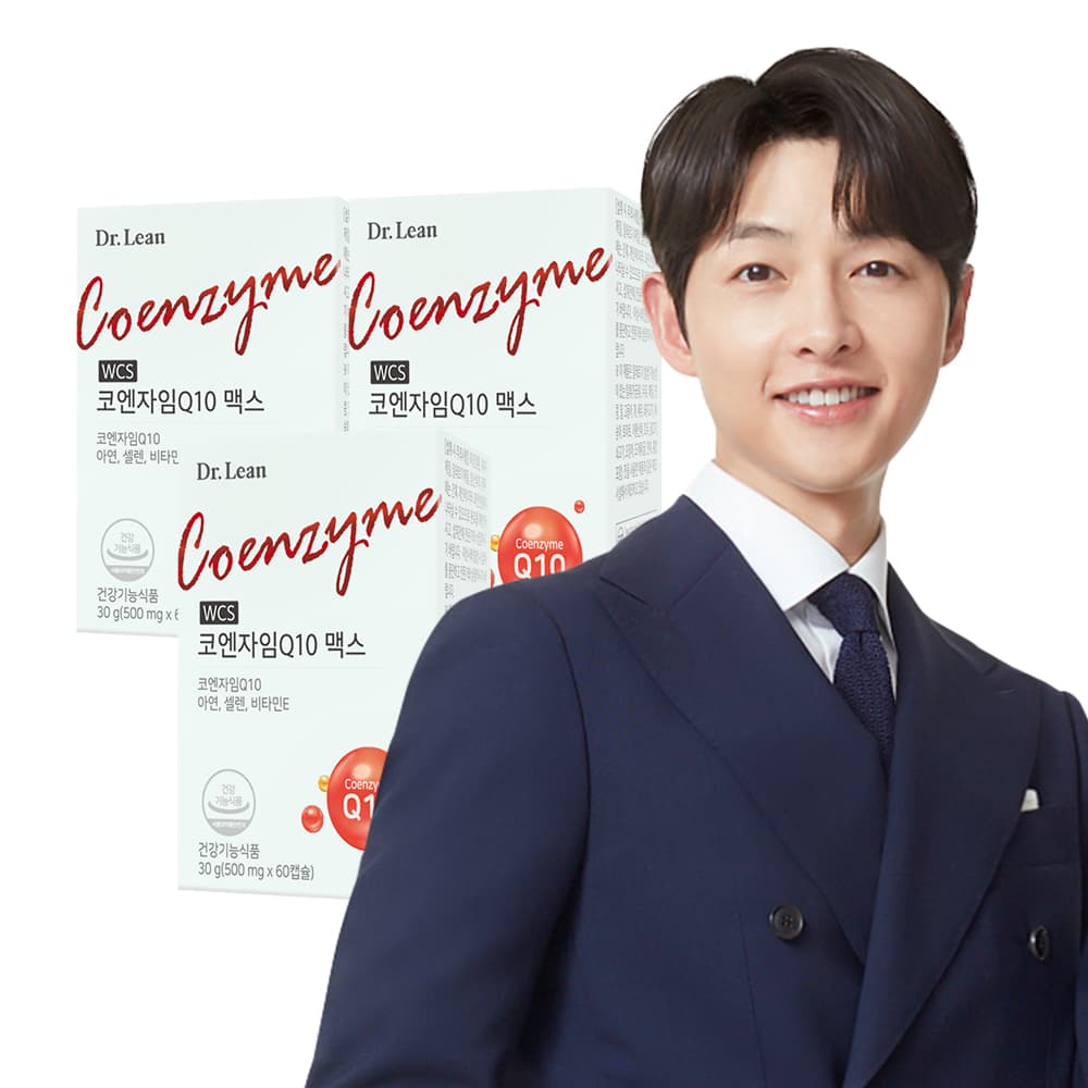 [6개월] 닥터린 코엔자임Q10 맥스 순도 98% 코큐텐 60캡슐, 3개
