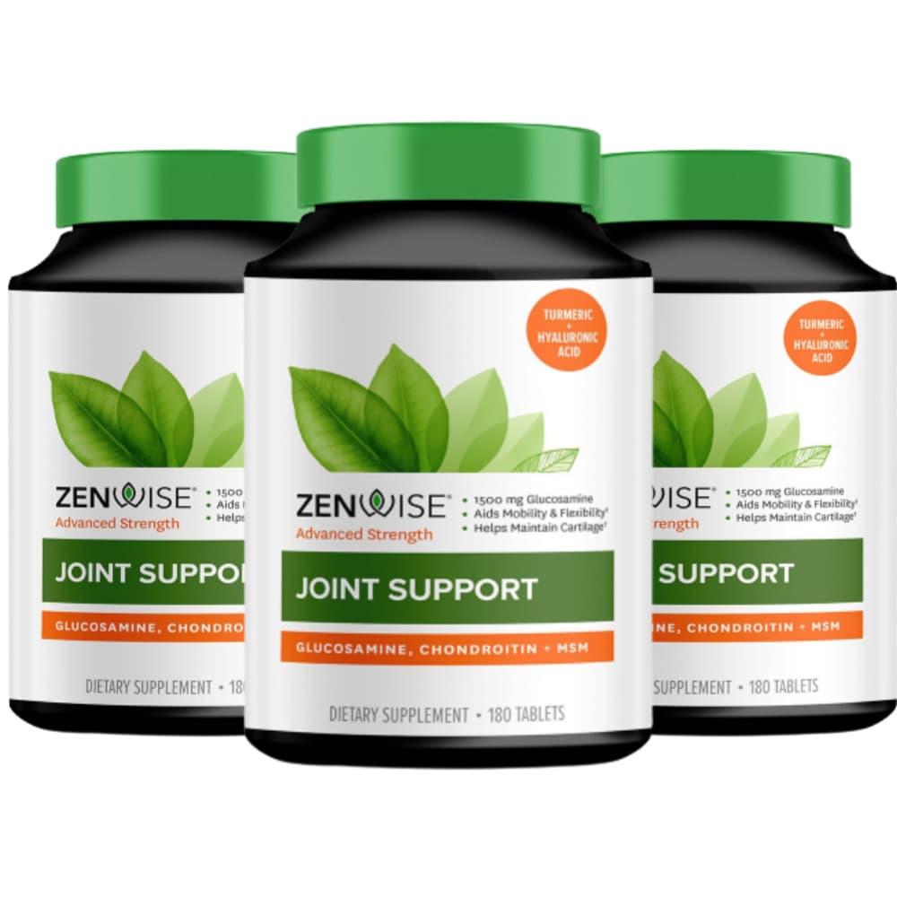 젠와이즈 조인트 서포트 글루코사민 콘드로이친 MSM 콘드로이틴 180정 타블렛 3통세트