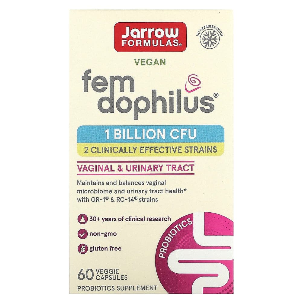 (아이허브) 자로우포뮬러스 우먼스 유산균 Fem Dophilus 베지캡슐 60정