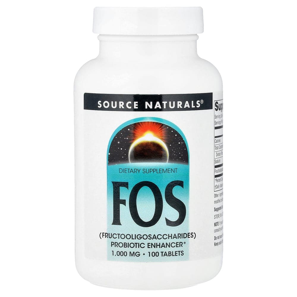 (아이허브) 소스내추럴스 FOS 1000mg 100정