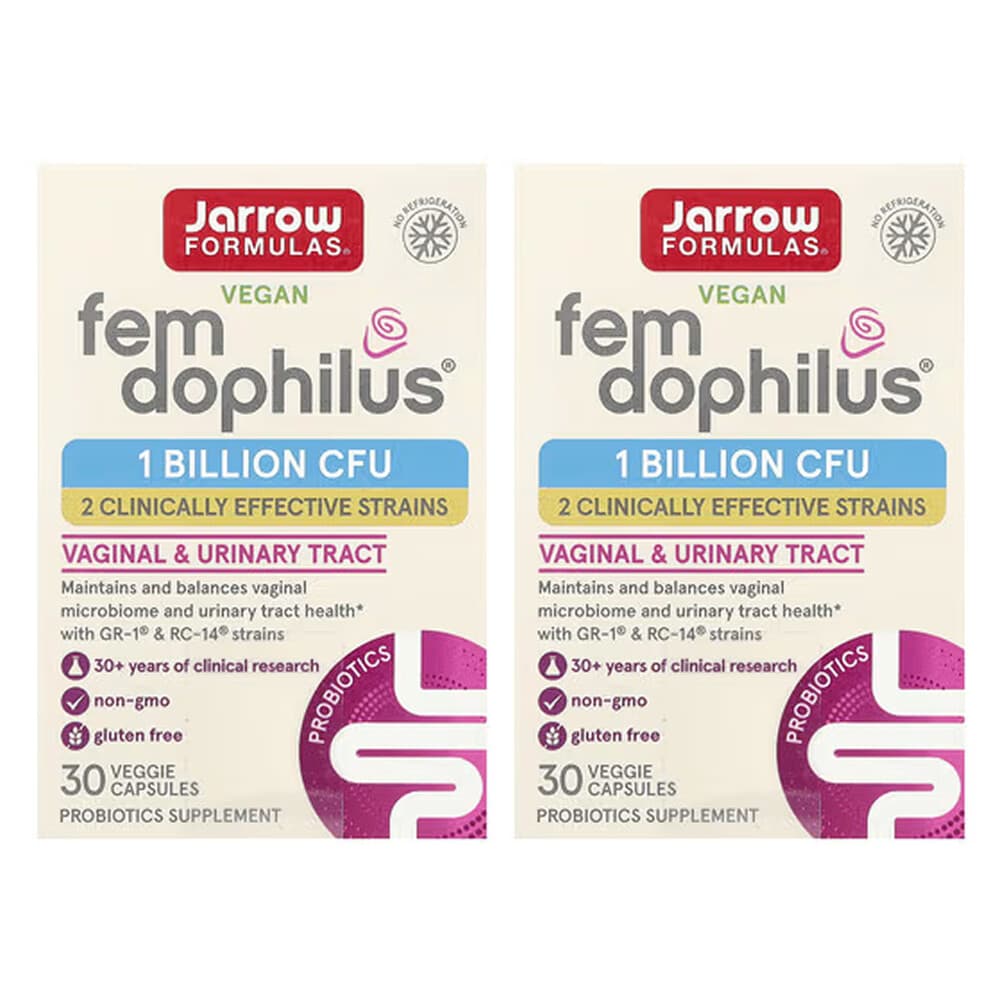 (아이허브) 자로우포뮬러스 2개X 여성용 Fem Dophilus 베지 캡슐 30정