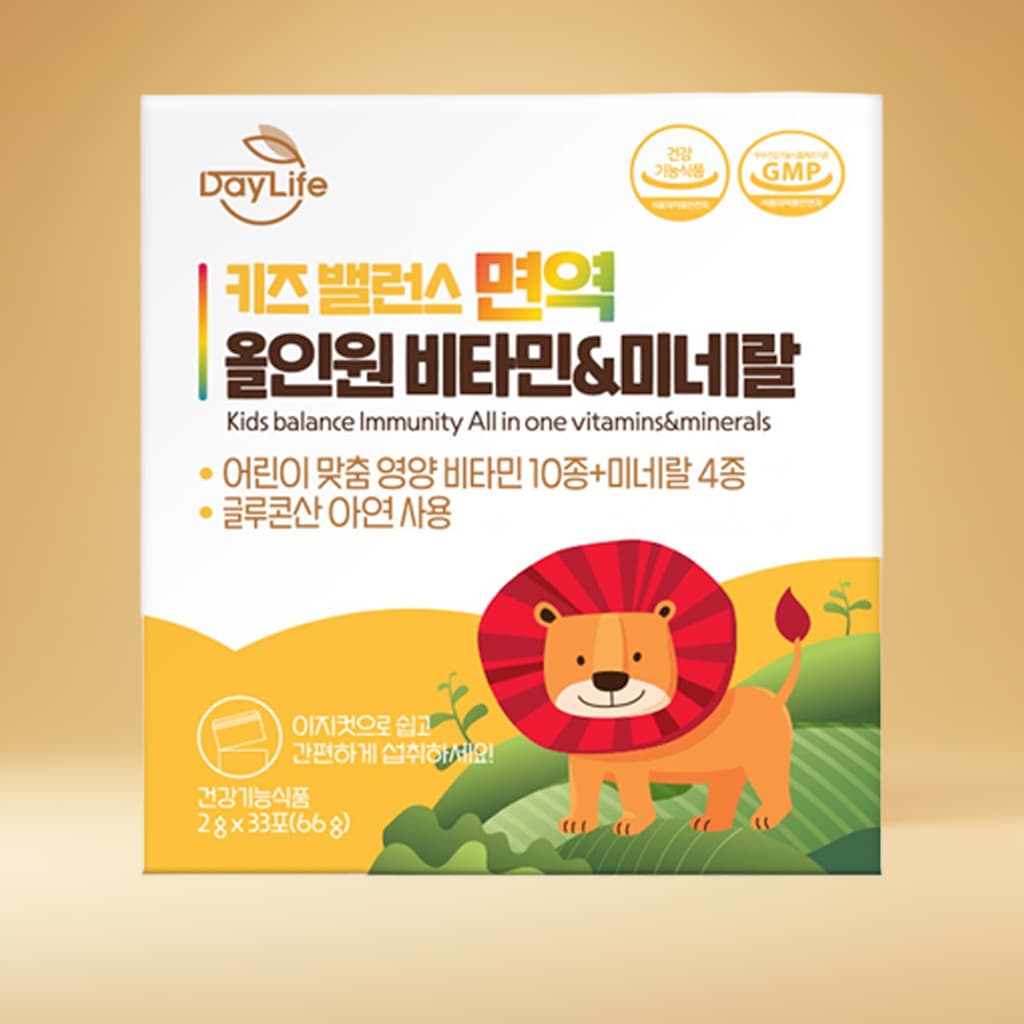 데이라이프 어린이 초등학생 아기 유아 키즈 면역 밸런스 비타민 미네랄 올인원 종합 영양제