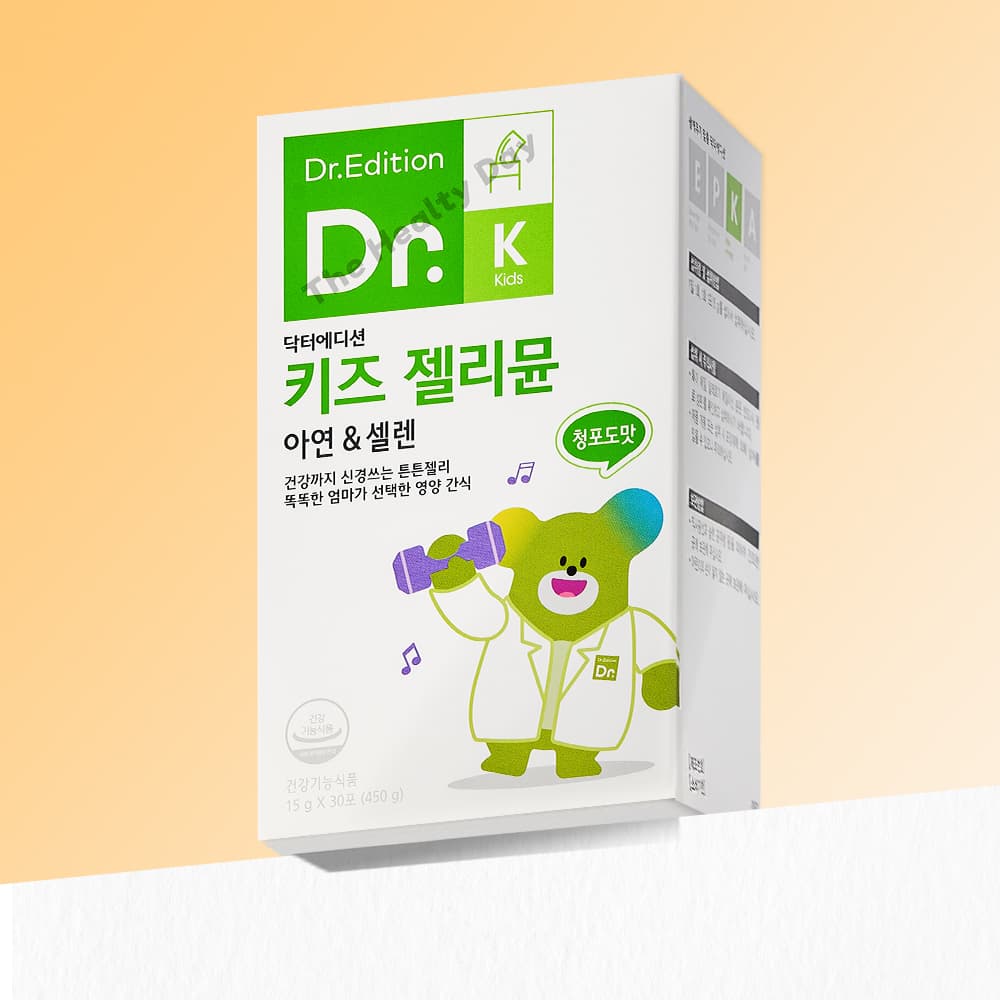 닥터에디션 닥터 키즈 젤리뮨 30포 아연 셀렌 유아 청소년