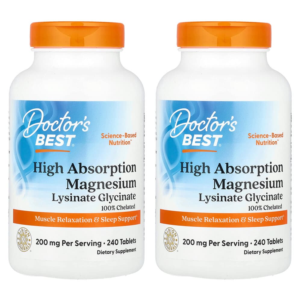 (아이허브) 닥터스베스트 마그네슘 고흡수 마그네슘 200mg 240정 2개