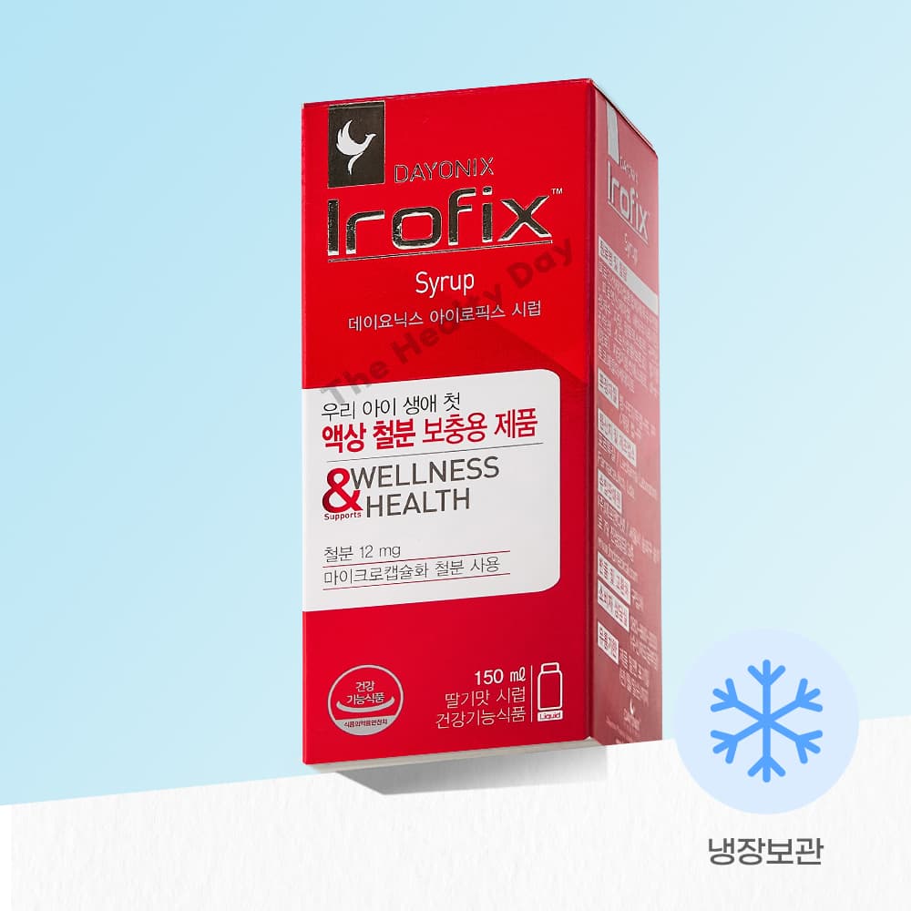 데이요닉스 아이로픽스 시럽 150ml 딸기맛 생애첫 철분제 액상 철분 유아 어린이 아이