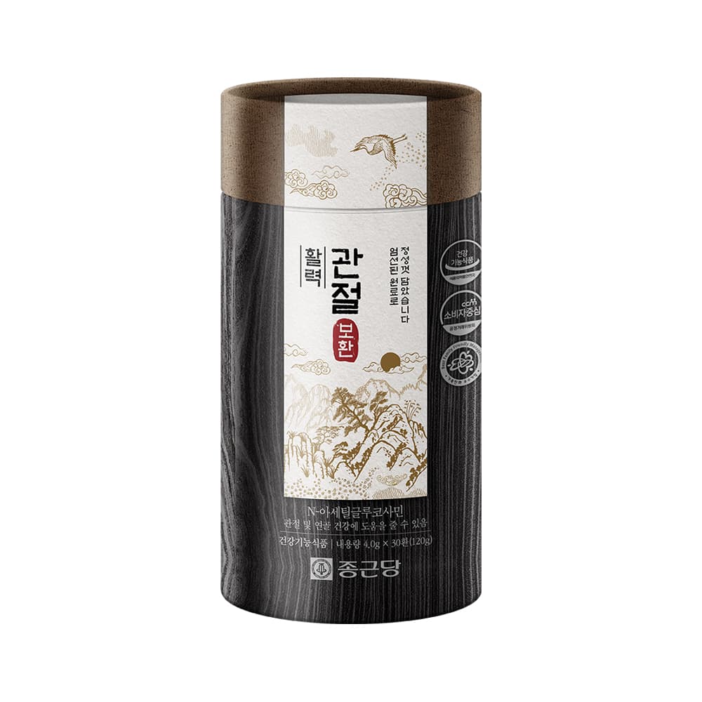 종근당 활력 관절보환 글루코사민 관절영양제 30정, 1개