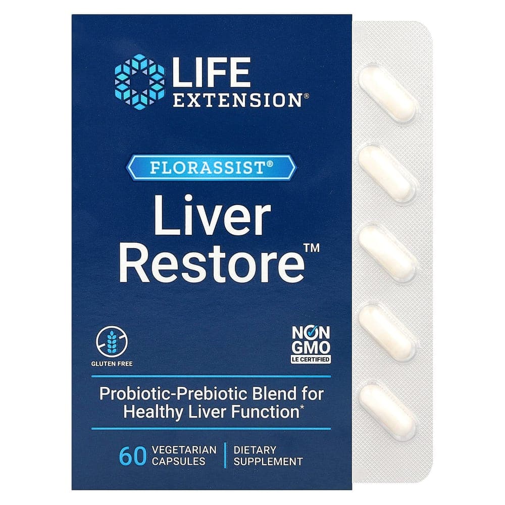 (아이허브) 라이프익스텐션 FLORASSIST Liver Restore 베지 캡슐 60정