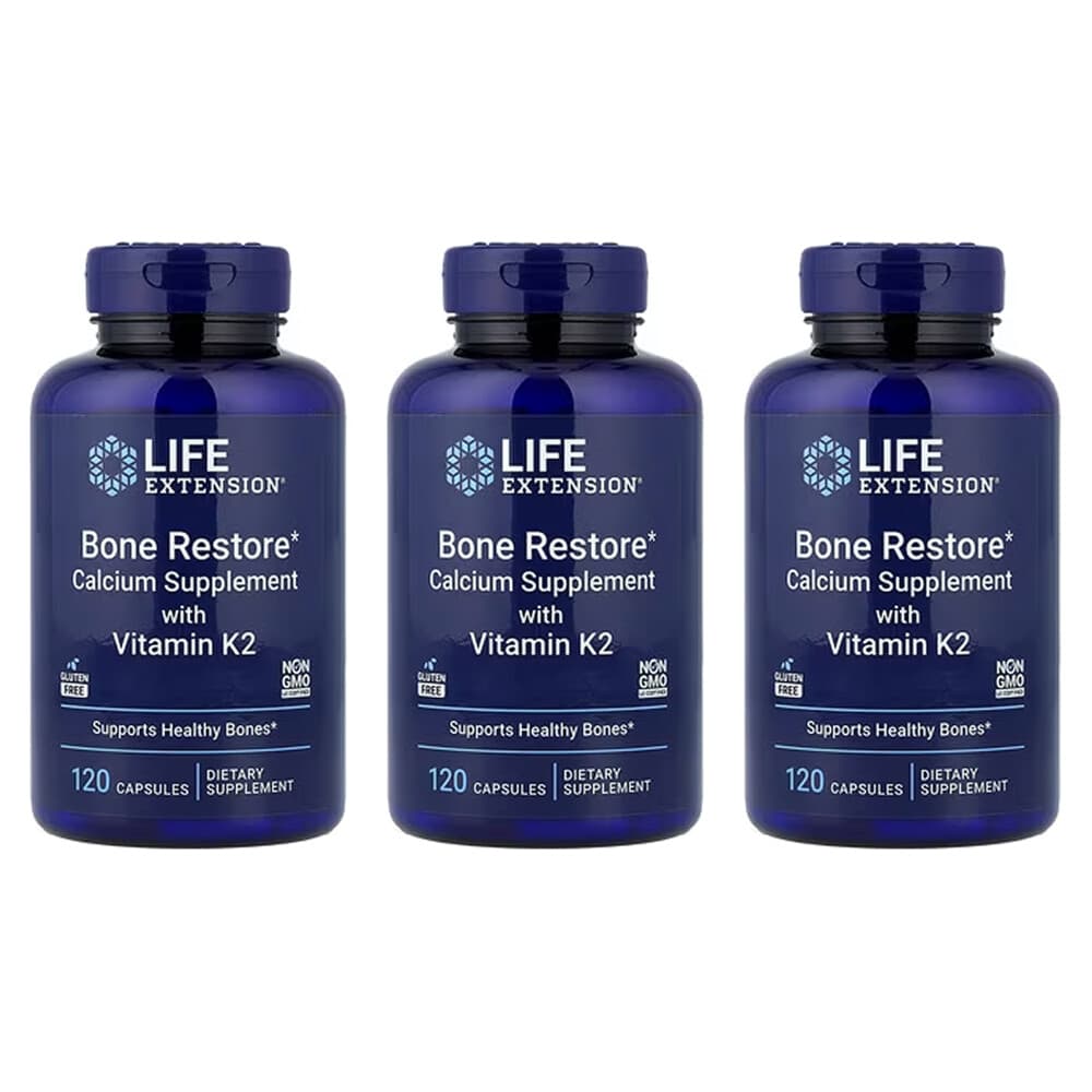 (아이허브) 라이프익스텐션 비타민K2 본리스토어 캡슐 120정 3개