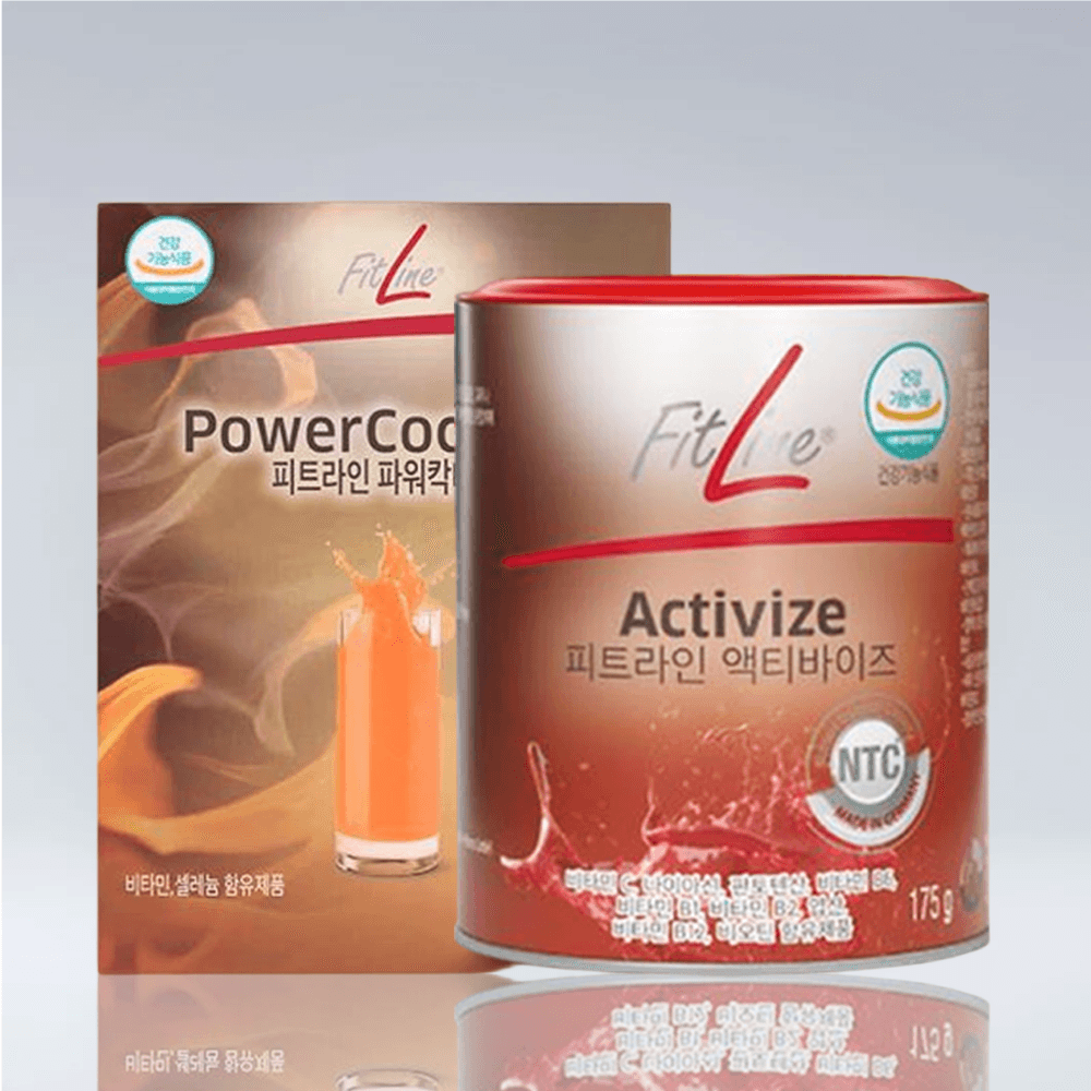 (최신제조) 독일 PM쥬스 피트라인 파워칵테일 액티바이즈 2종세트