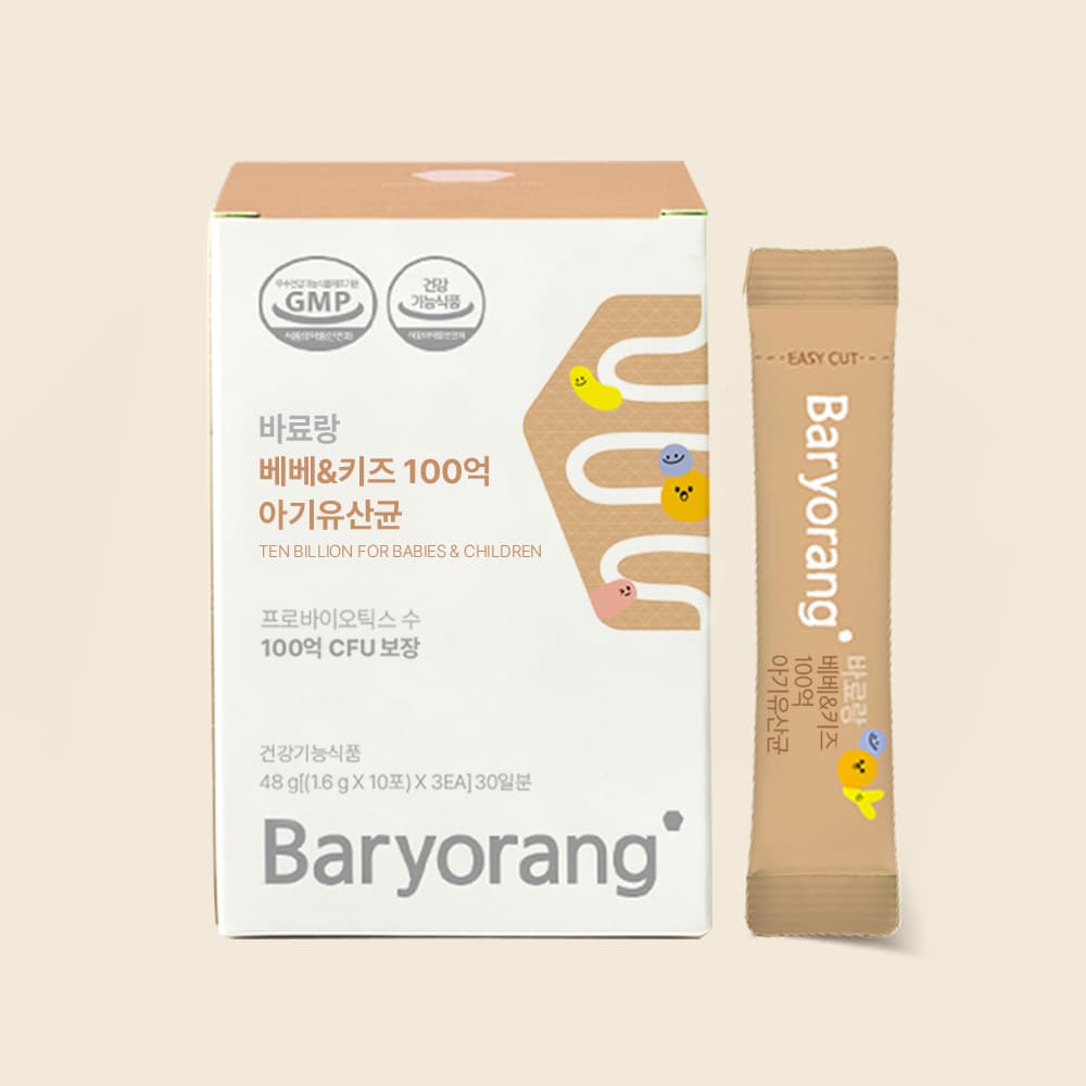 베베 돌 아기유산균 키즈 유아 초등학생 두돌 100억 30포, 1개