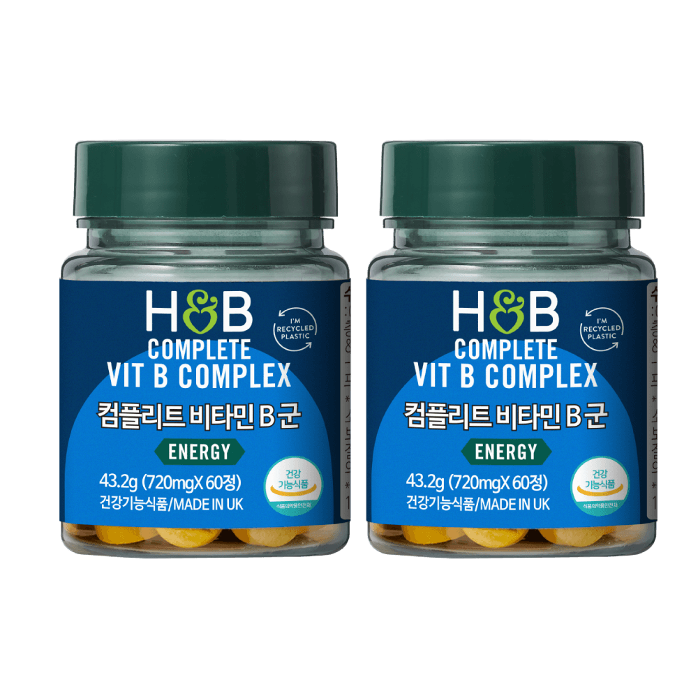 홀랜드앤바렛 컴플리트 비타민 B군 60정, 2개