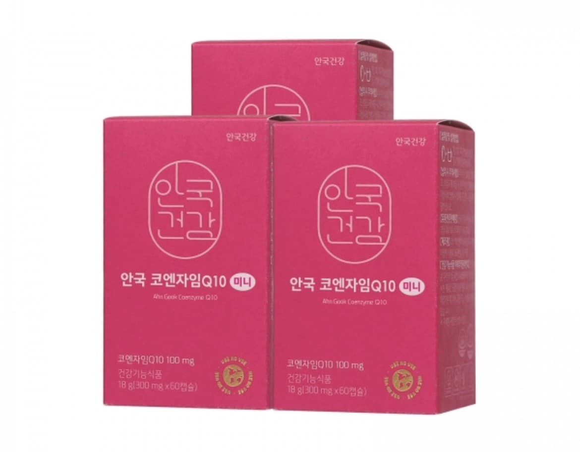 안국건강 코엔자임Q10 미니 코큐텐 3박스(6개월분)