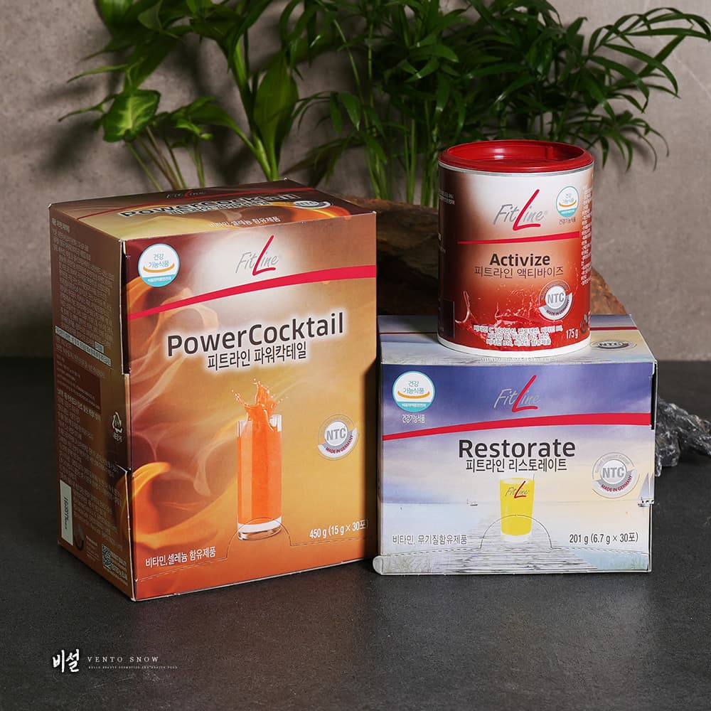 독일PM 피엠 3종 주스 세트 피트라인 액티바이즈 파워칵테일 리스토레이트