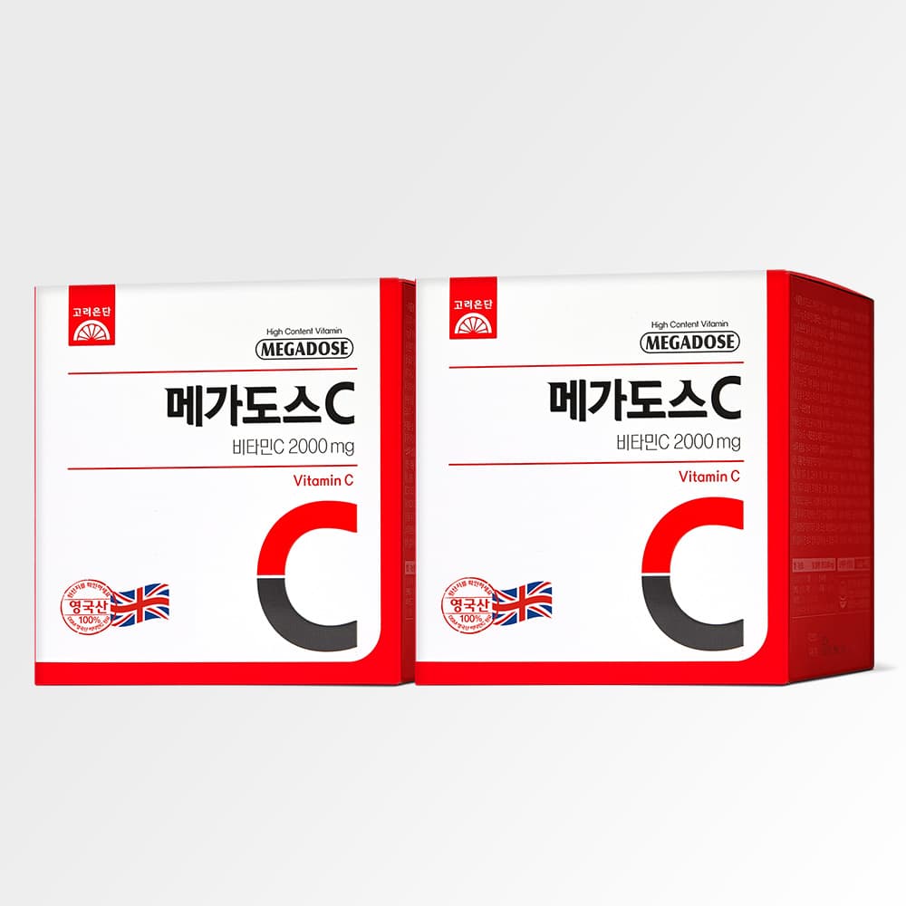 고려은단 메가도스C 비타민C 2000mg X 100포 (200g), 2개