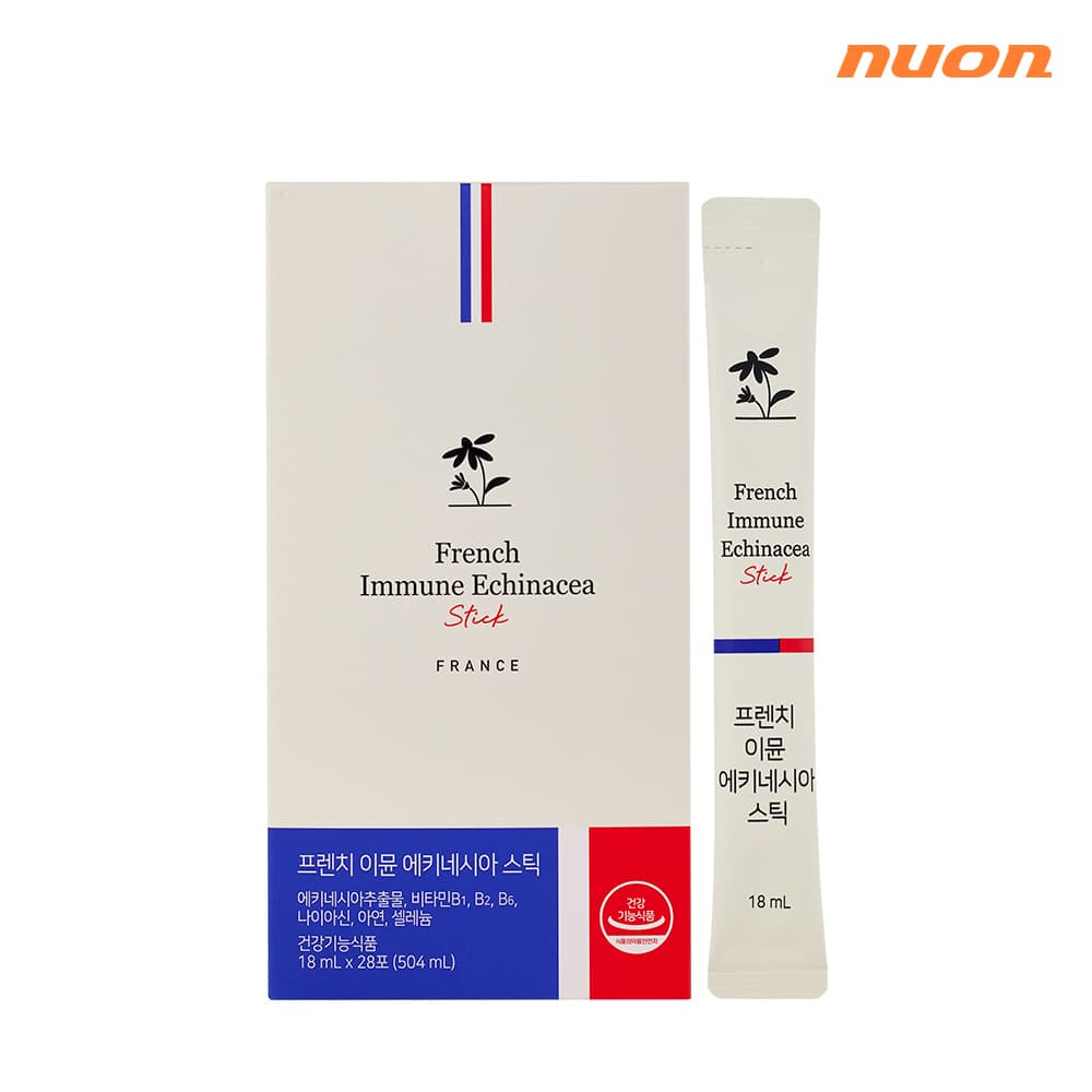 뉴온 프렌치 이뮨 에키네시아 스틱 18ml x 28포 면역 기능 증진 아연영양제