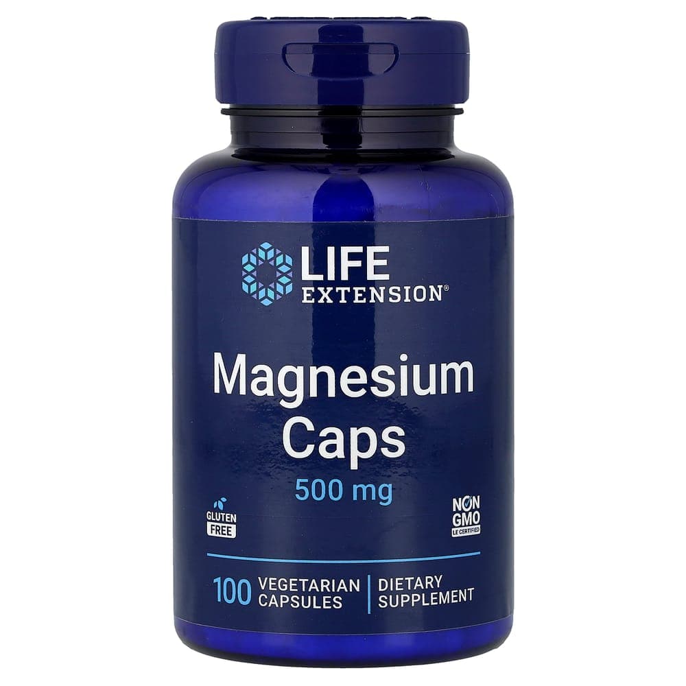 (아이허브) 라이프익스텐션 마그네슘 캡슐 500mg 베지 캡슐 100정