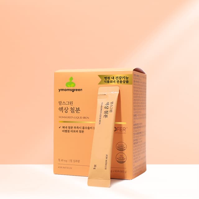 맘스그린 임산부철분제 변비없는 철분 액상 철분제 고함량 리포퍼 병원용 30포, 1개