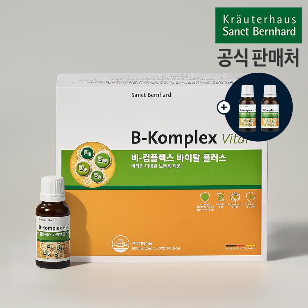 비 컴플렉스 바이탈+ 고함량 마시는 액상 비타민B 활력 항산화 미네랄 30개입, 1개