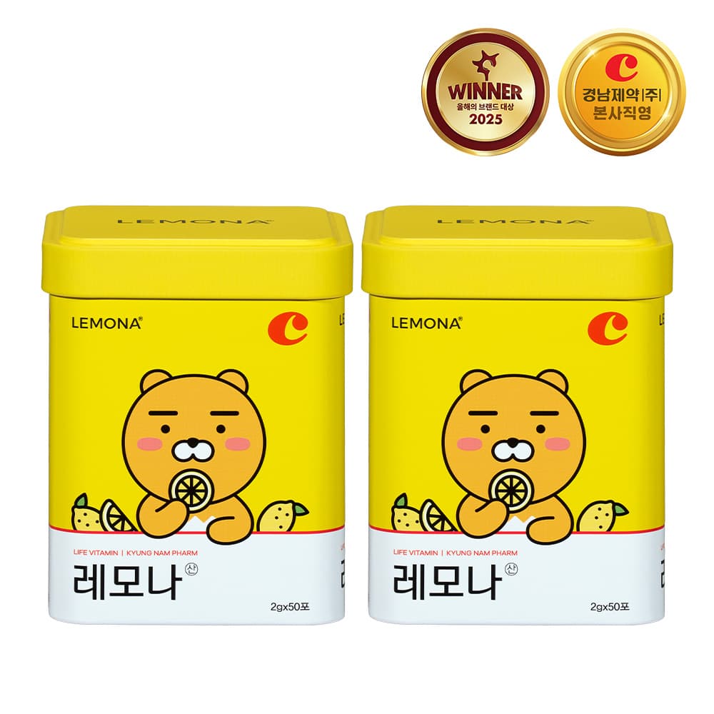 레모나산 비타민C 50포 x 2박스 -카카오프렌즈 (총 100포)