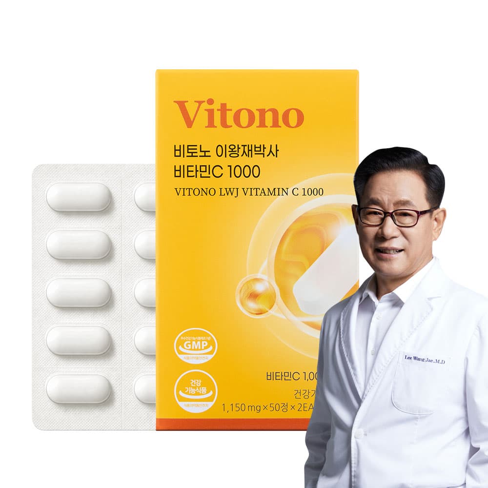 비토노 이왕재박사 고함량 메가 비타민C 알약, 100정, 1개