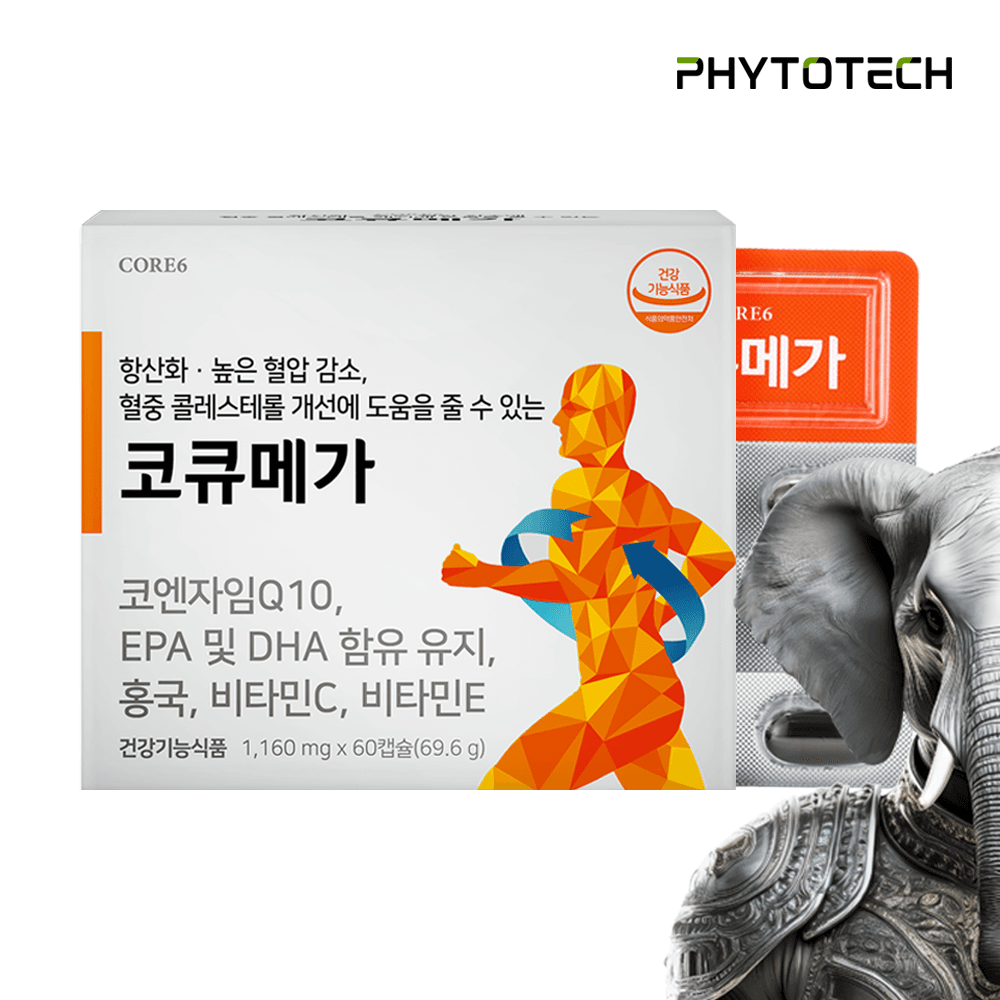 파이토테크 코큐메가 오메가3 1,160mg 60캡슐, 3개