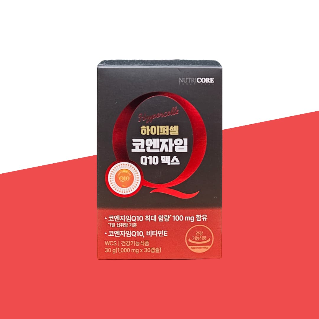 뉴트리코어 하이퍼셀 코엔자임Q10 맥스 코큐텐 30캡슐, 1개