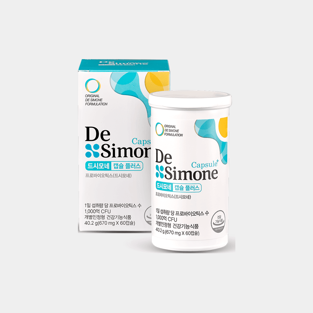 드시모네 캡슐 플러스 (보장균수 1,000억) 60캡슐, 1개