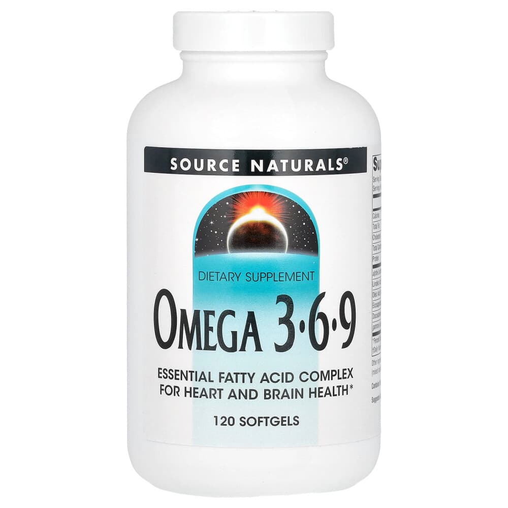 (아이허브) 소스내추럴스 Omega 3-6-9 소프트젤 120정