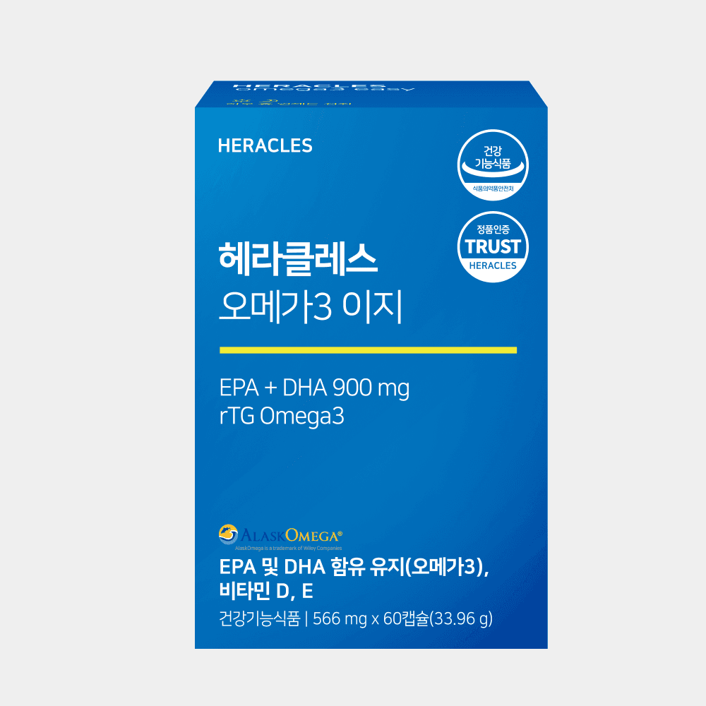 헤라클레스 알래스카 알티지 오메가3 이지 60캡슐, 1개