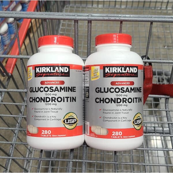 커클랜드 커클랜드 글루코사민 1500mg 콘드로이친 1200mg 280정 2병